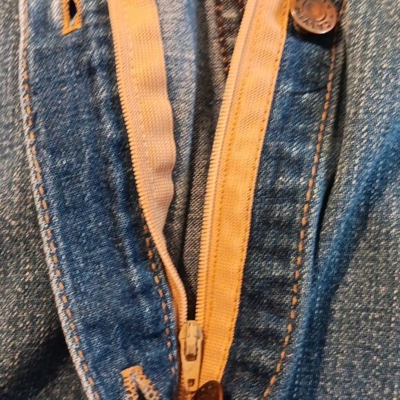 Vintage Calvin Klein Denim Dress. Coastal Cowgirl, Western - Picture 11 of 12